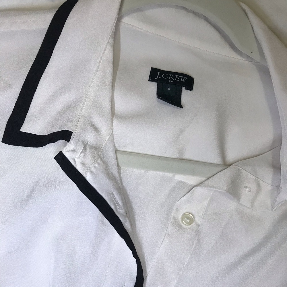 White Jcrew Blouse